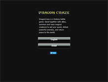 Tablet Screenshot of dragoncraze.com